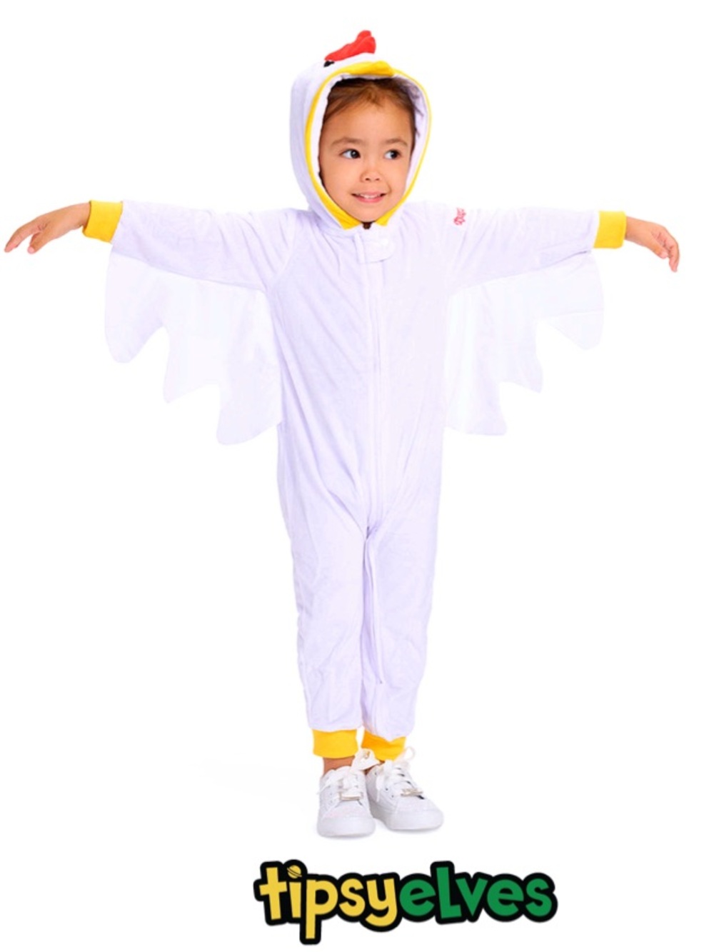 TIPSY ELVES Child’s Chicken Costume Toddler Size 3T